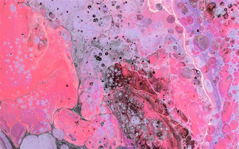 Download Wallpaper 3840x2400 Stains Bubbles Liquid Multicolored
