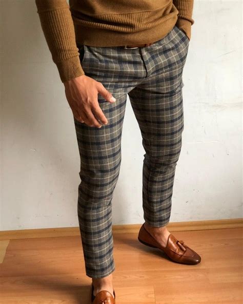 35 Plaid Pants Outfit Men