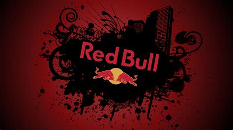 Red Bull Logo Hd Backgrounds Wallpaperwiki