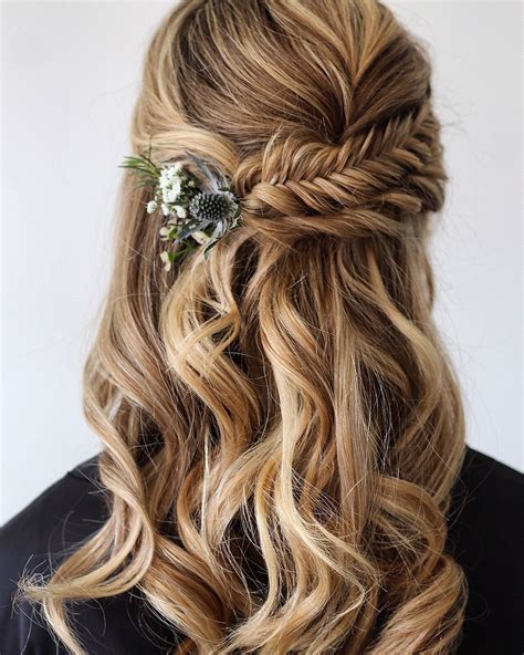 Free Wedding Hairstyles For Bridesmaids Half Up Half Down For Hair