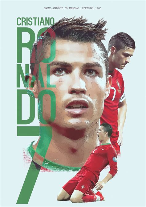 Cristiano Ronaldo Poster Cristiano Ronaldo Portugal Ronaldo