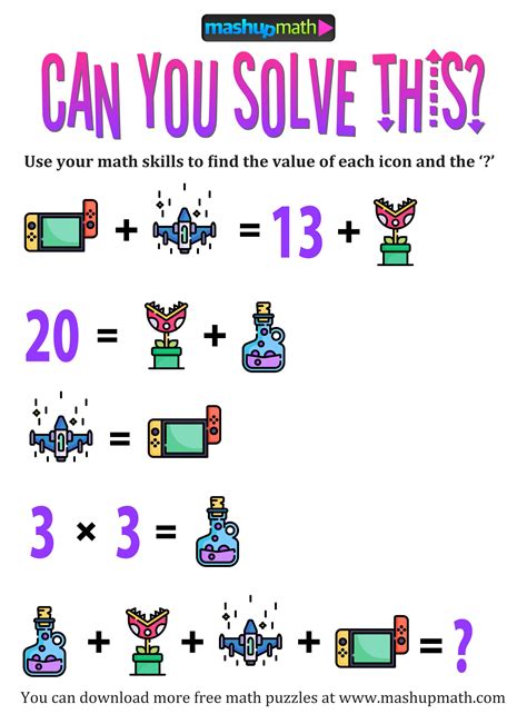 Math Brain Teasers For Grade 6 With Answers 5 Riddles In English Riddle