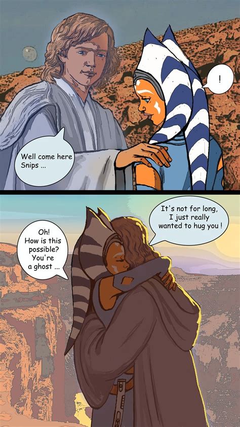 Ahsoka And Anakin Star Wars Comics Star Wars Drawings Star Wars Humor