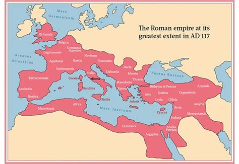 Roman Empire Map Over Modern Map