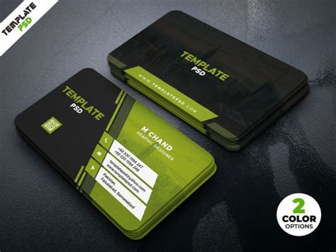 Creative Personal Business Card Template Psd Template Psd Template