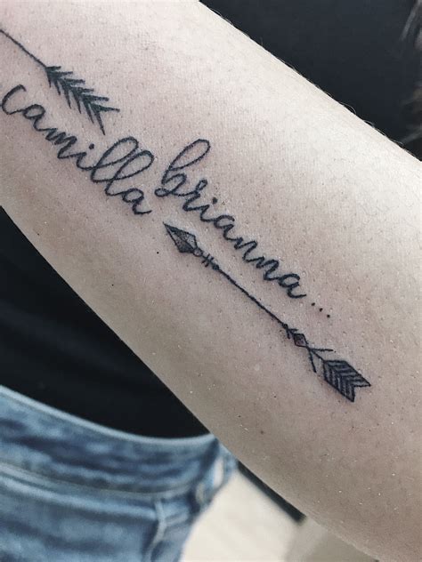 Cool Arrow Tattoo Ideas With Names References