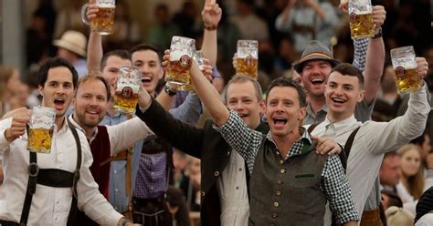 beer flowing in munich thousands head to oktoberfest the seattle times