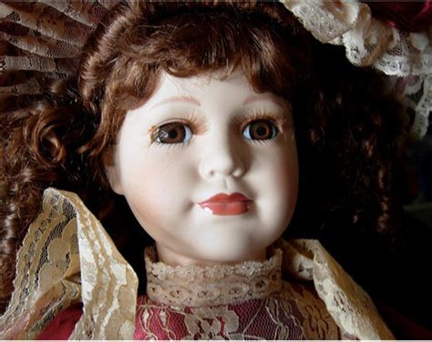 Collector S Choice Dan Dee Porcelain Doll Brunette Etsy