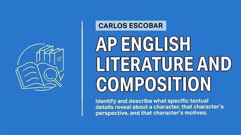 Ap Daily Ap English Literature And Composition Skill 1a Youtube