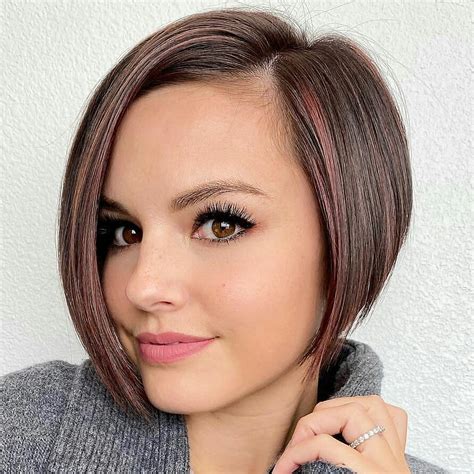 10 Short Bob Hairstyles With Cool Colors And New Patterns Pop Haircuts