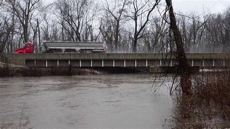 Major Flooding On Kankakee River Near Jackson Township Indiana