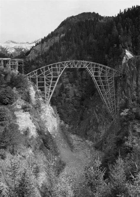 Salginatobel Bridge Centering 1929 Switzerland Robert Maillart