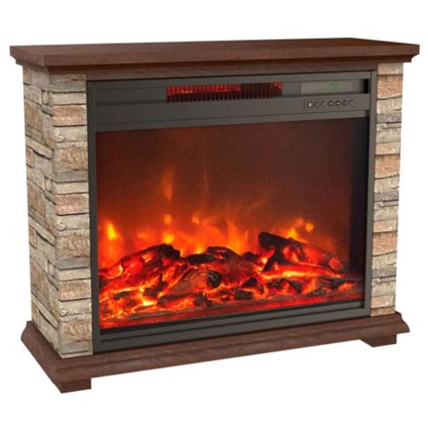 Lifesmart Lifepro 1500w Electric Infrared Quartz Indoor Fireplace