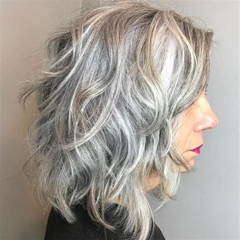 24 youthful hairstyles for women over 60 with grey hair