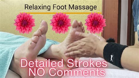 Pure Asmr Relaxing Foot Massage Detailed Asmr Foot Reflexology Acupressure Youtube