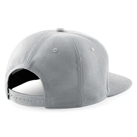 Custom Logo Polyester Flat Brim Black Blank Hat Plain Snapback Cap