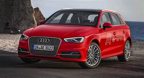 2015 Audi A3 Sportback E Tron Plug In Hybrid Misano Red Front Car