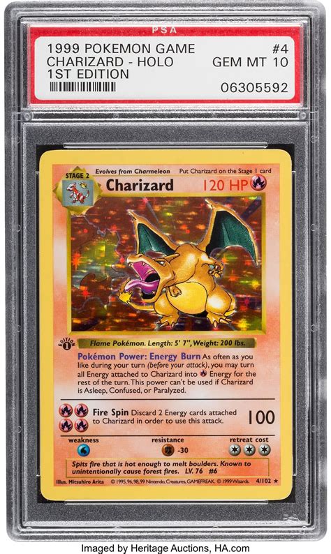 Pokémon TCG Holy Grail PSA 10 1st Edition Charizard Hits Auction