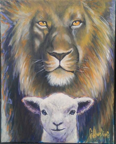 Lion Of Judah Lamb Of God Lion And Lamb Lion Art Prophetic Art