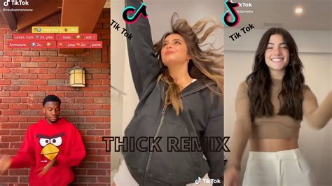 Thick Remix Tik Tok Dancecharli Damelio Addison Rae And Other