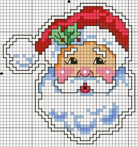 4.21 x 9.71 (59 x 136 stitches) colors: Eleven Easy Christmas Cross Stitch - Free Pattern | Santa ...