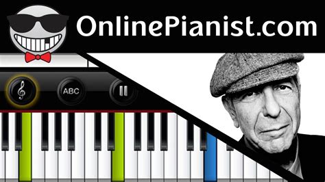 How To Play Hallelujah By Leonard Cohen Piano Tutorial Youtube