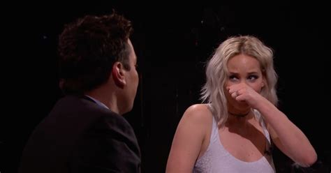 Jennifer Lawrence Openly Wiped A Booger Off Her Face On Live Tv