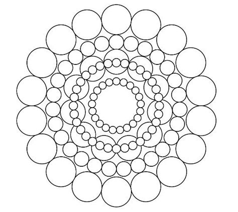 Dot to dot, also known as connect the dots, is a form of puzzle containing a sequence of numbered dots. Circles Mandala Coloring Page | Mandala coloring pages ...