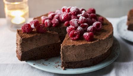 It's the perfect pudding for your festive feast. Celebration chocolate mousse cake recipe - BBC Food