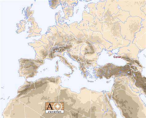 Europe Atlas The Cities Of Europe And Mediterranean Basin Sochi