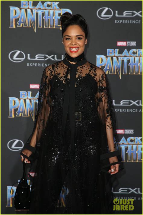 Photo Issa Rae Tessa Thompson Janelle Monae Go Glam At Black Panther World Premiere 51 Photo