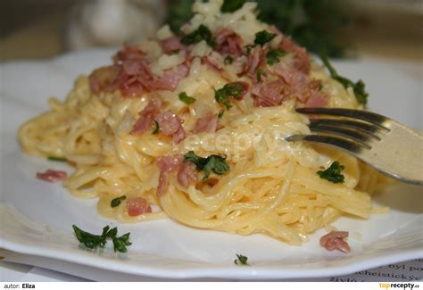 Špagety Carbonara Recept Topreceptycz