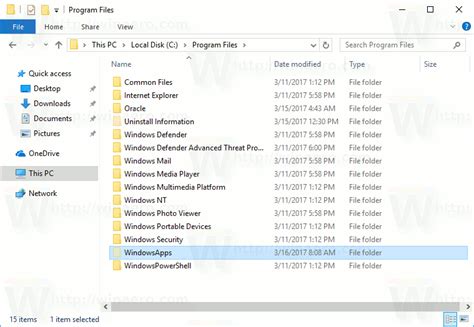How To Open Windowsapps Folder In Windows 10