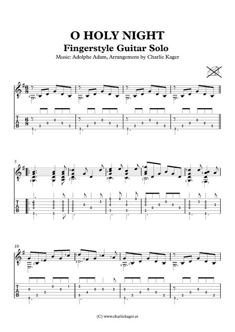 E dm e till he appear'd and the soul felt its worth. FREE PREVIEW O Holy Night Tab Tutorial Acoustic ...