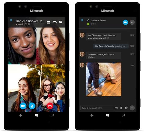 microsoft rolls out new skype preview for windows 10 mobile