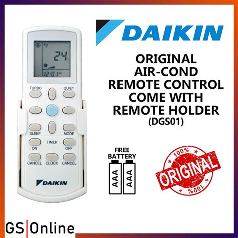 Original Daikin Air Conditioner Remote Control Come With Remote Holder