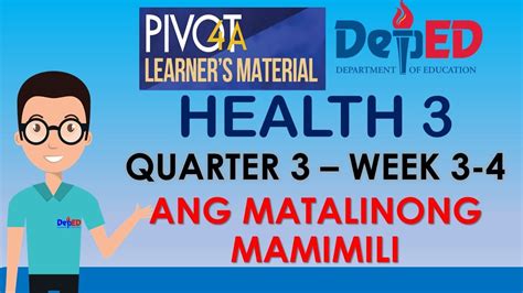 Health 3 Quarter 3 Week 3 4 Ang Matalinong Mamimili Youtube