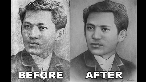 Jose rizal bhozk joserizal twitter. JOSE RIZAL OLD PHOTO RESTORATION | CHARCOAL DRAWING - YouTube