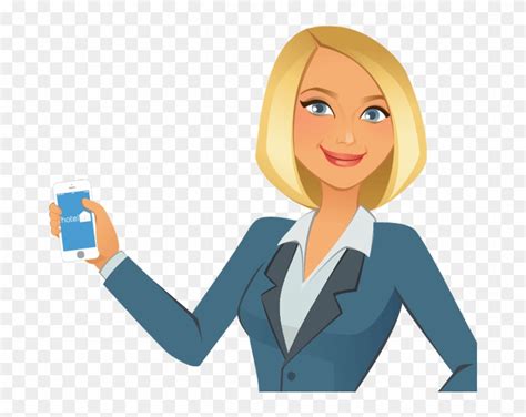 Manager Clipart Woman Manager Cartoon Hd Png Download 739x620