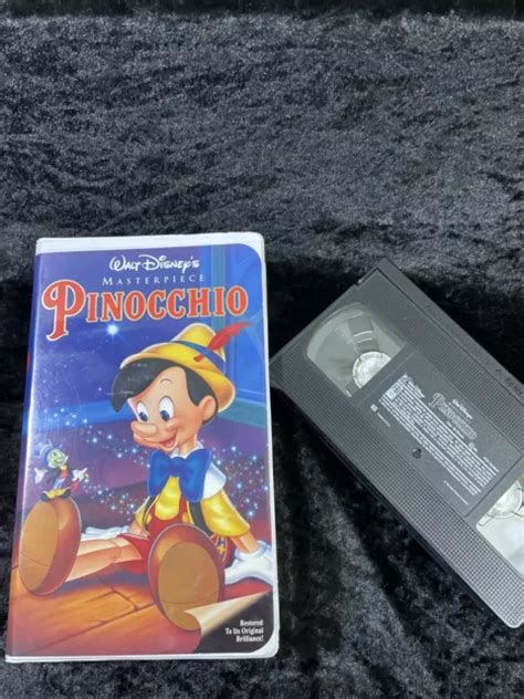 Walt Disneys Masterpiece Pinocchio Vhs 1993 Video Tape 648 Picclick