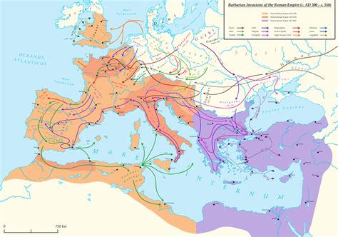 The Barbarian Invasions C Ad 300 C 550 By Hms Endeavour