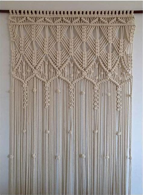 Pdf pattern macramé curtain, size: Make Your Own Macrame Curtain - Craft projects for every fan!