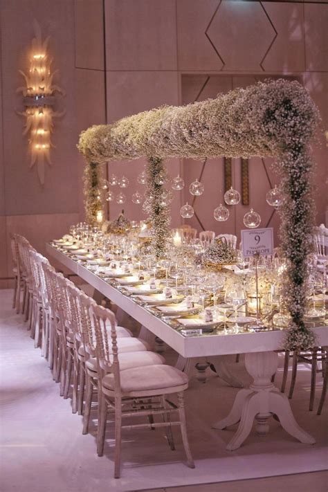 The Best Wedding Flower Arrangement Ideas With Images Long Table