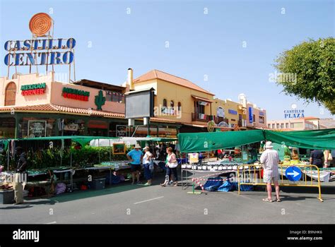 Saturday Market Caleta De Fuste Fuerteventura Canary Islands Spain