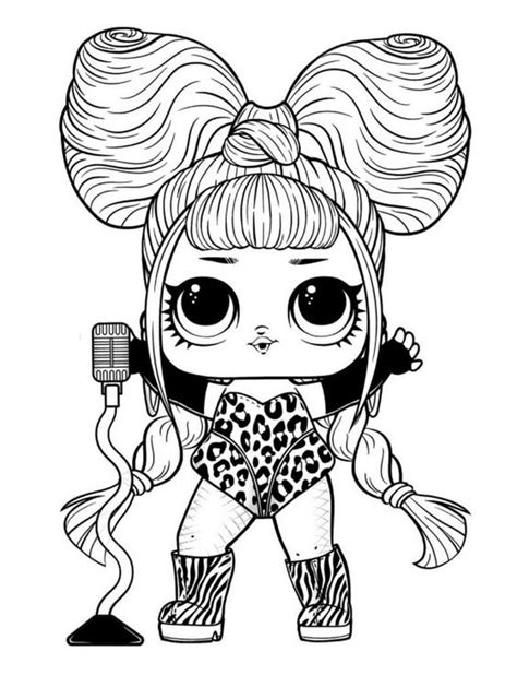 Baby Lol Surprise Doll Coloring Page Free Printable Coloring Pages