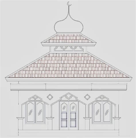 Masjid Sederhana Ukuran 6,6 m x 6,6 m | Home Design and Ideas