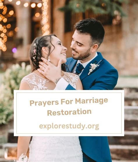Powerful Prayers For Marriage Restoration Ex Study