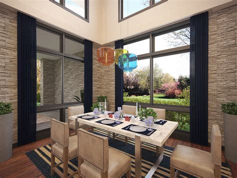 A huge 2 story contemporary house plan, which can have over 11,000 square feet if you include the basement plan. Gianni | Three Story Modern House Plan with Garage by Mark ...