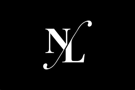 Nl Monogram Logo Design By Vectorseller