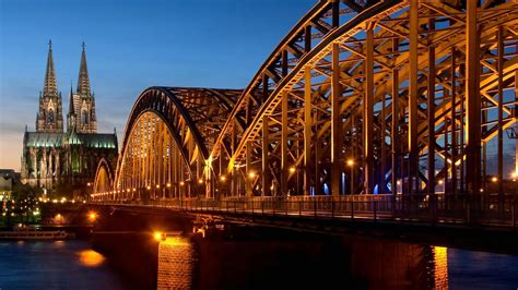 Catedral De Colônia Hohenzollern Bridge Hd Papel De Parede Widescreen